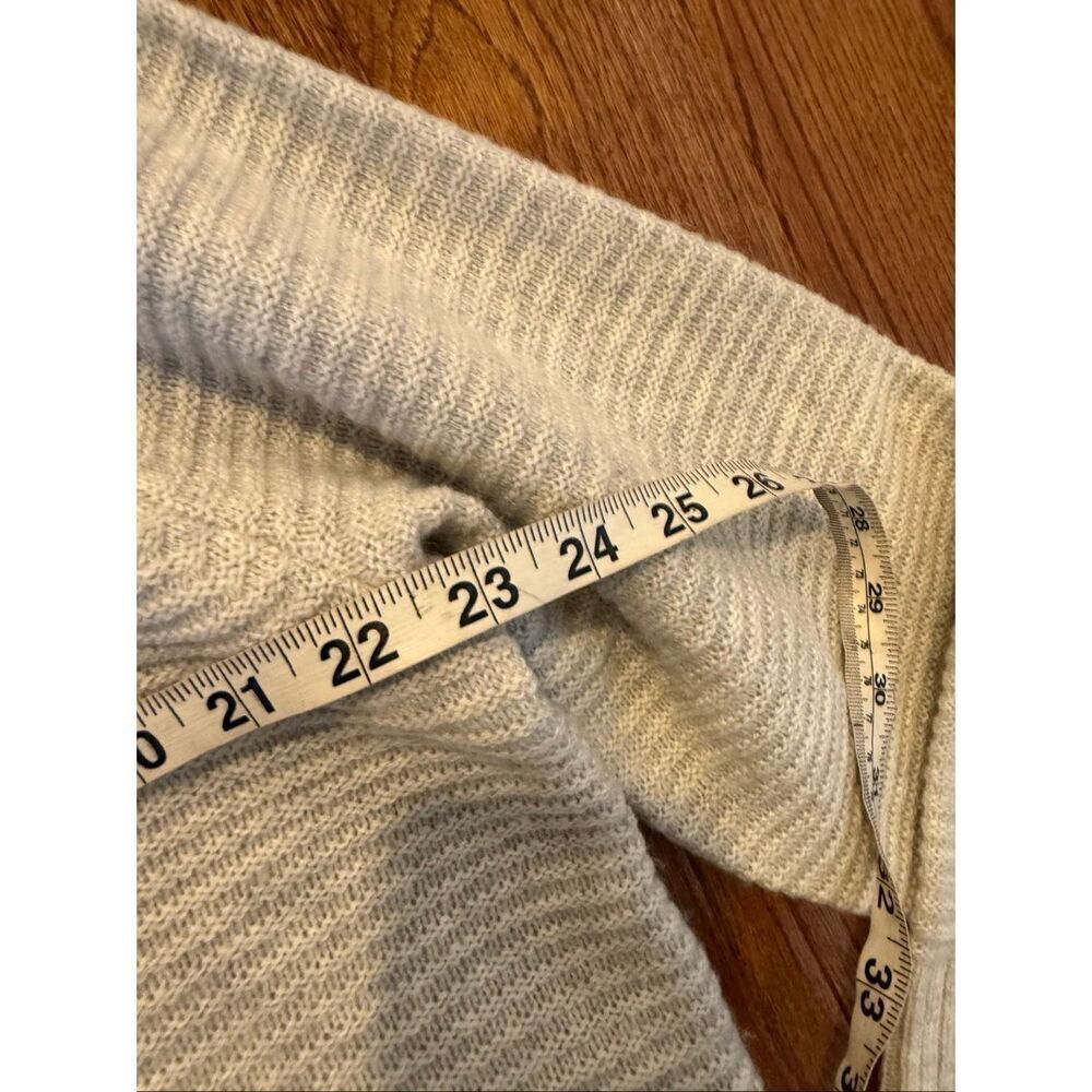 Lucky Brand grey lace up neck wool blend sweater size 2x - Picture 9 of 9